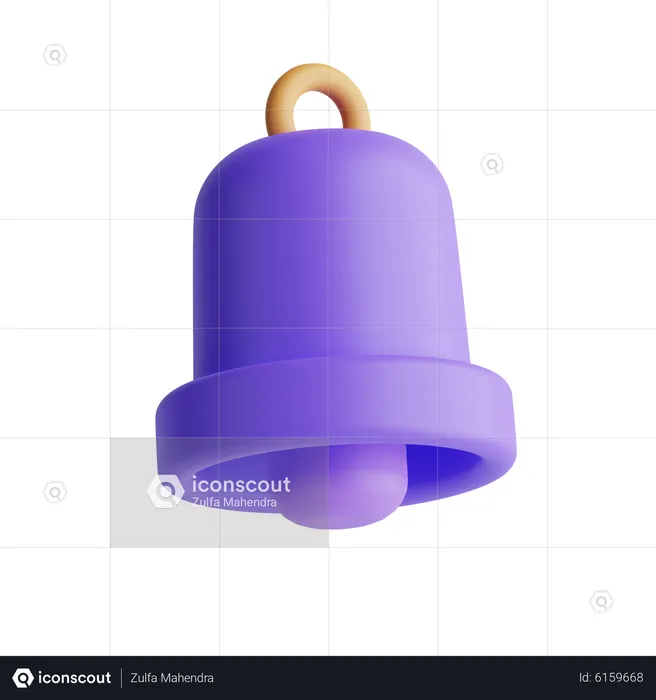 Campana de la escuela  3D Icon