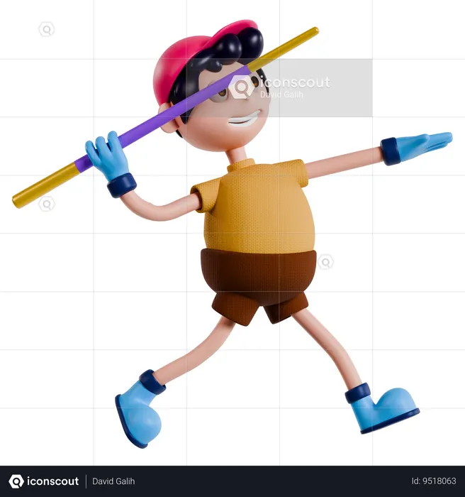 Campeão de dardo  3D Icon