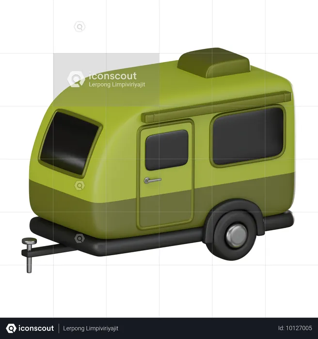 Camper Van  3D Icon