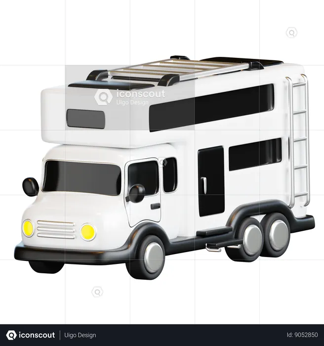 Camper Van  3D Icon