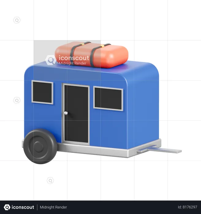 Camper Van  3D Icon