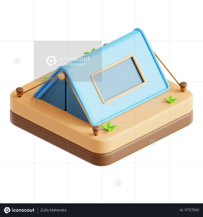 Camping  3D Icon