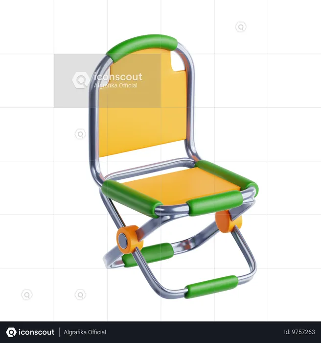 Camping Chair  3D Icon