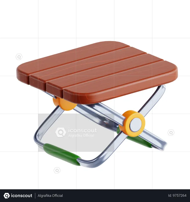 Camping Chair  3D Icon