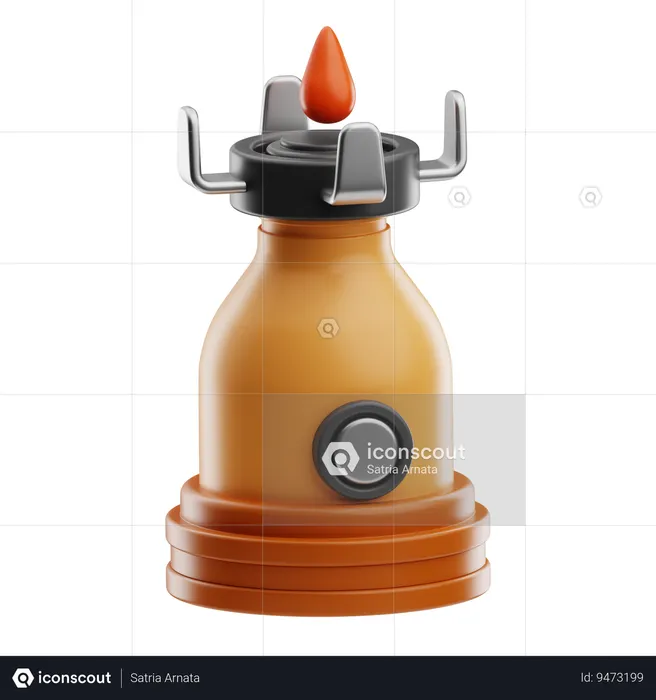Camping Gas  3D Icon