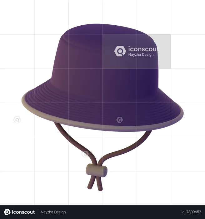 Camping Hat  3D Icon