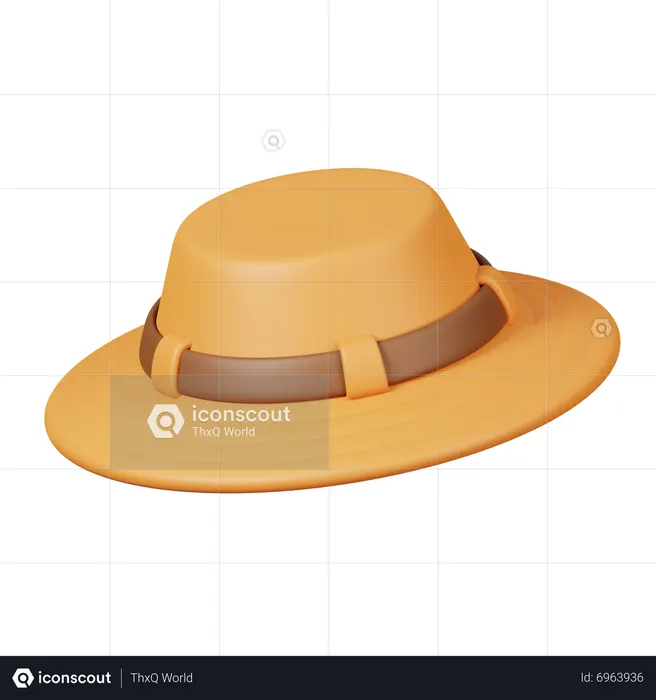 Camping Hat  3D Icon