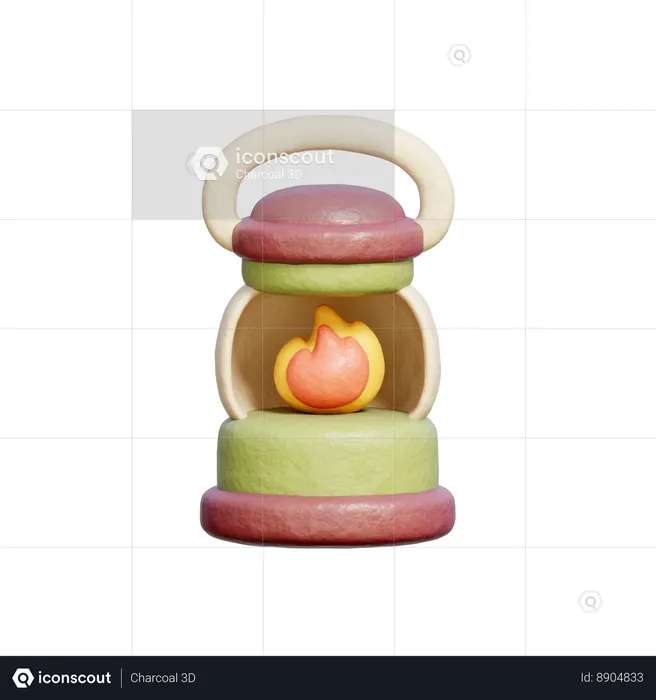 Camping Lantern  3D Icon