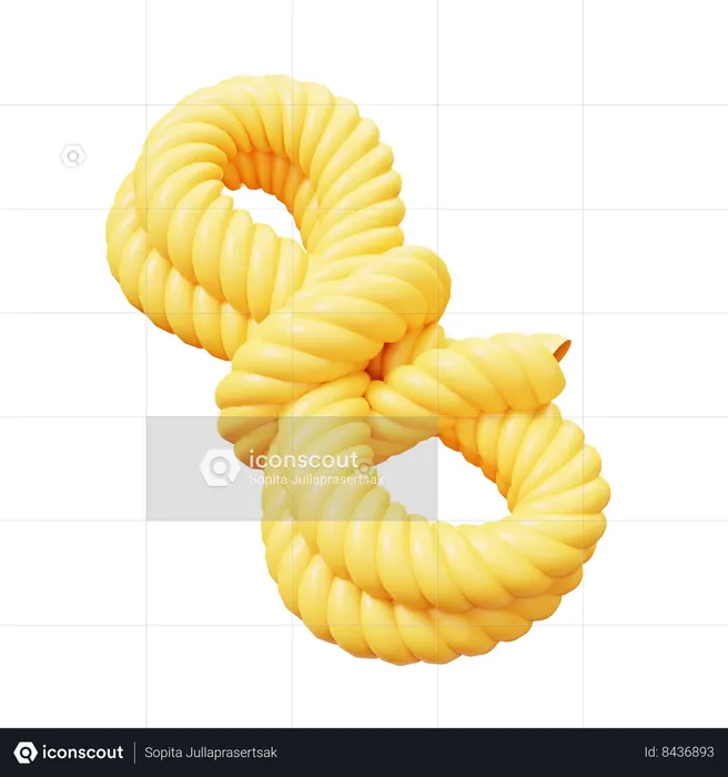 Camping Rope  3D Icon