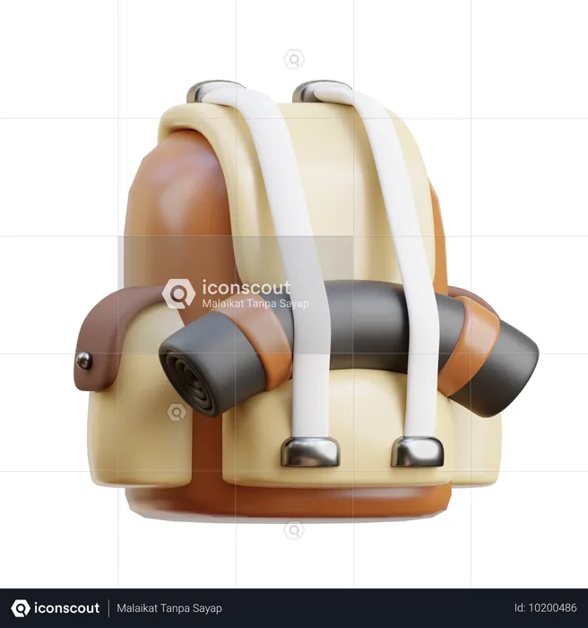 Camping-Rucksack  3D Icon