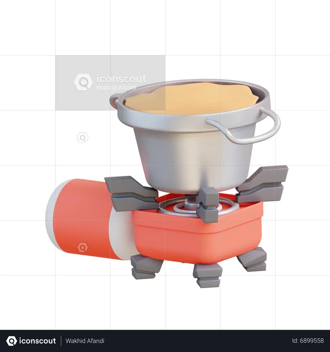 Camping Stove  3D Icon