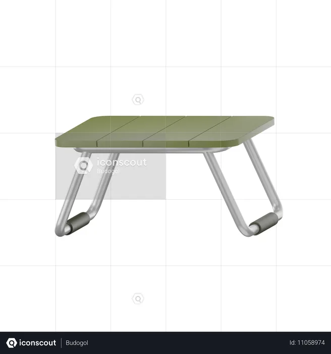 Camping Table  3D Icon