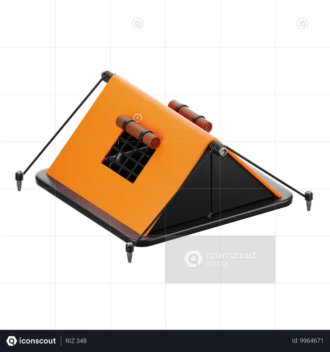 Camping tent  3D Icon