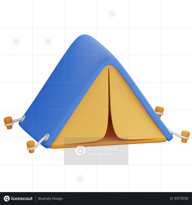 Camping Tent  3D Icon