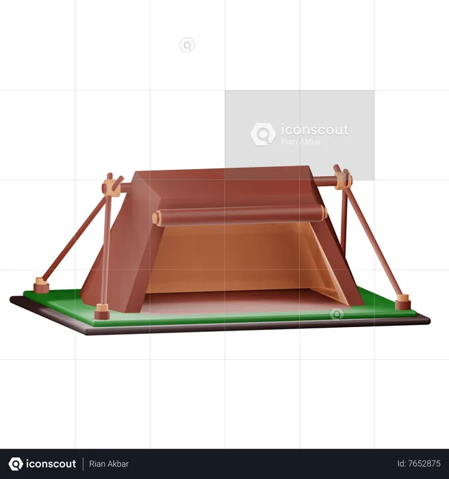 Camping Tent  3D Icon