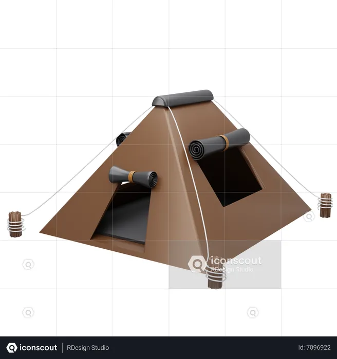 Camping Tent  3D Icon