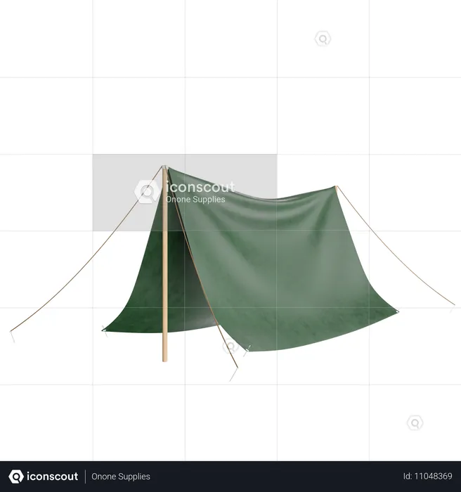 Camping Tent  3D Icon