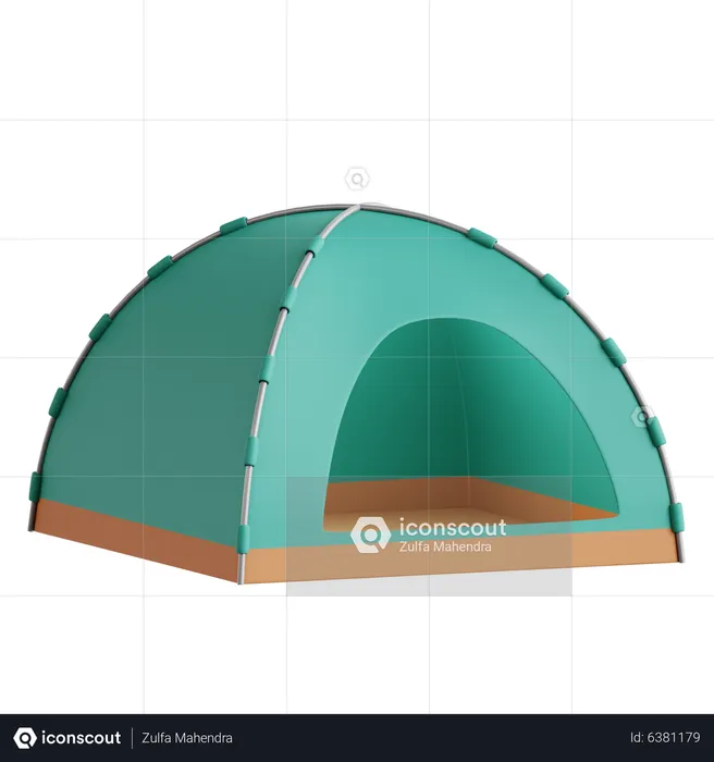 Camping Tent  3D Icon