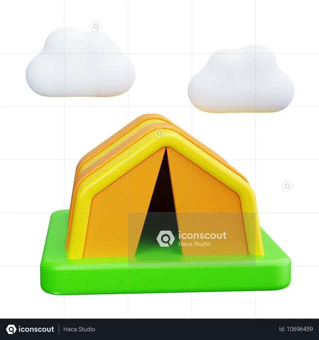 Camping Tent  3D Icon