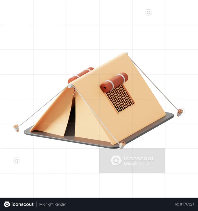 Camping Tent  3D Icon