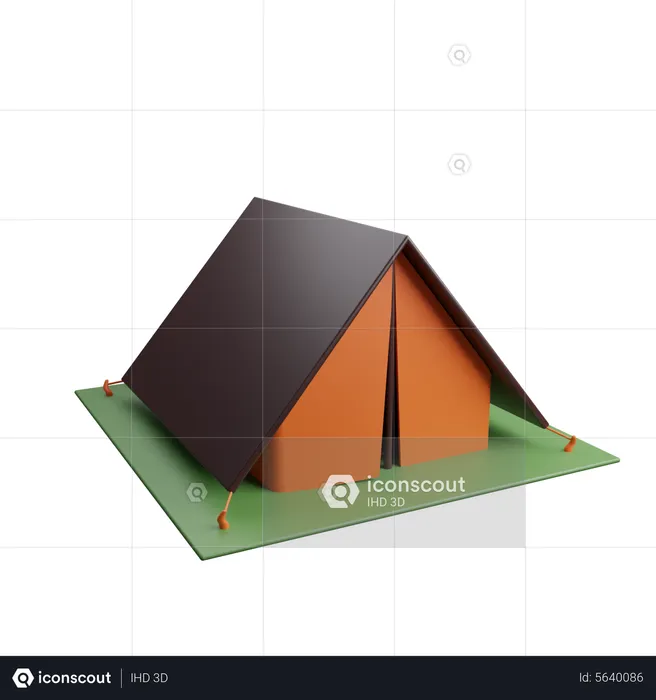 Camping Tent  3D Icon