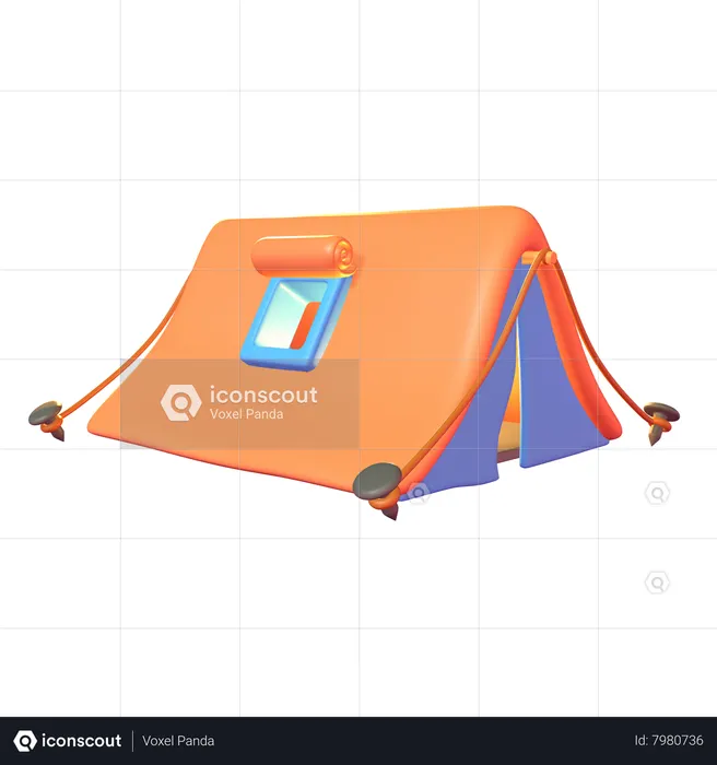 Camping Tent  3D Icon