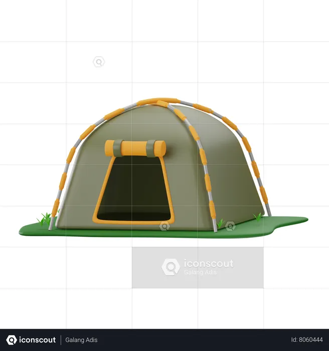 Tente de camping  3D Icon