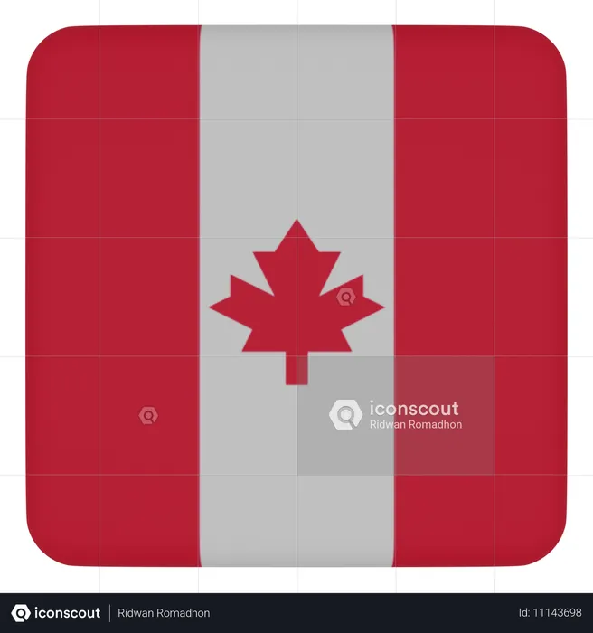 Canada Flag 3D Icon