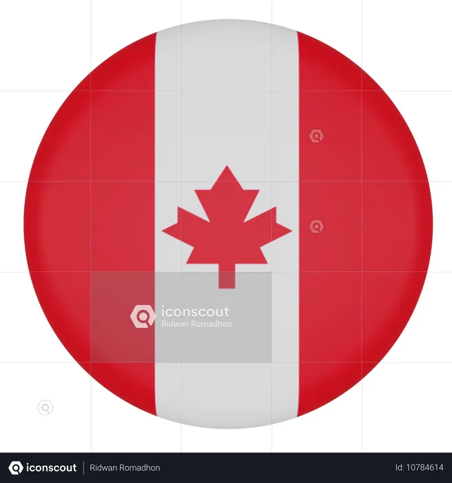 Canada Flag 3D Icon