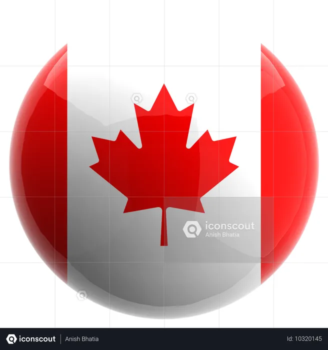 Canada Flag 3D Icon