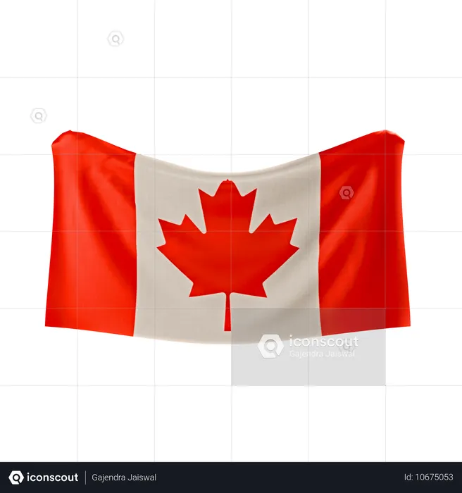 Canada Flag Flag 3D Icon