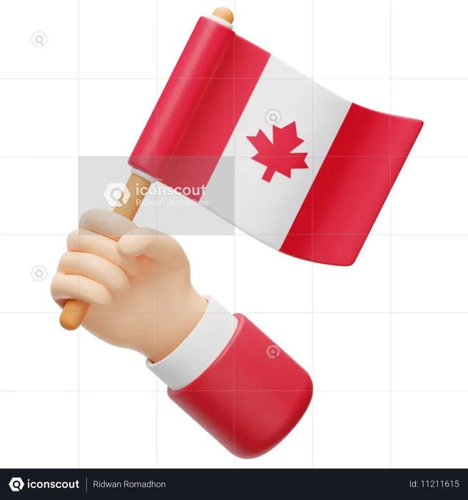 Canada Flag Flag 3D Icon