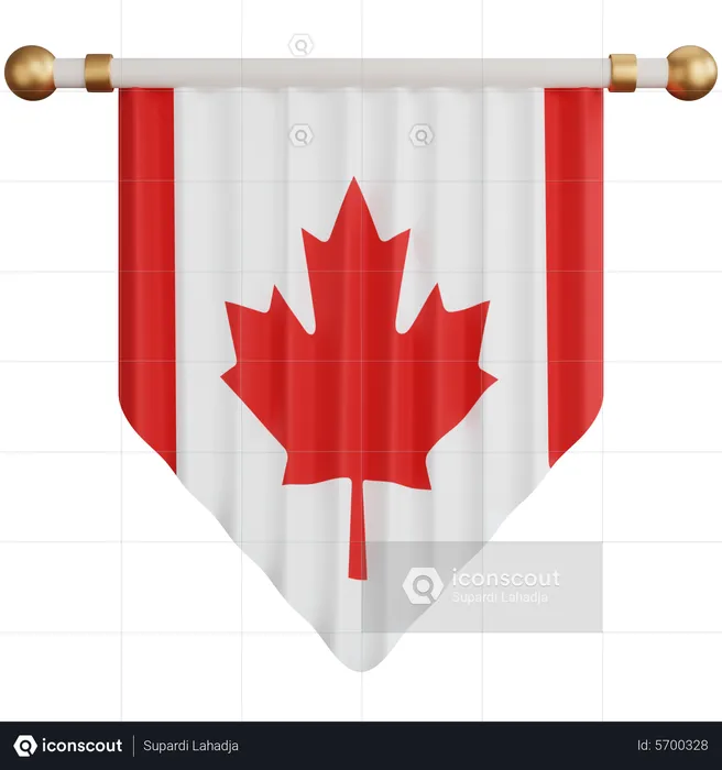 Canada Flag Flag 3D Icon