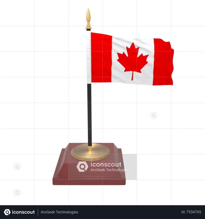 Canada flag Flag 3D Icon