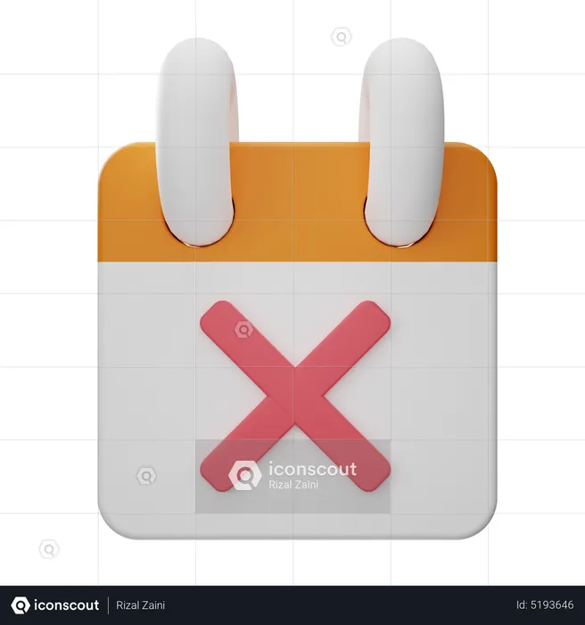 Cancel Travel  3D Icon