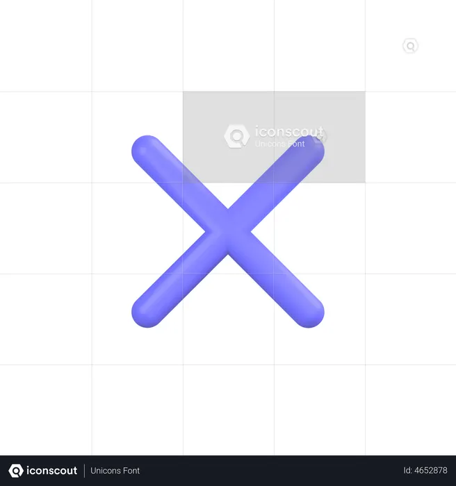 Cancelar  3D Icon