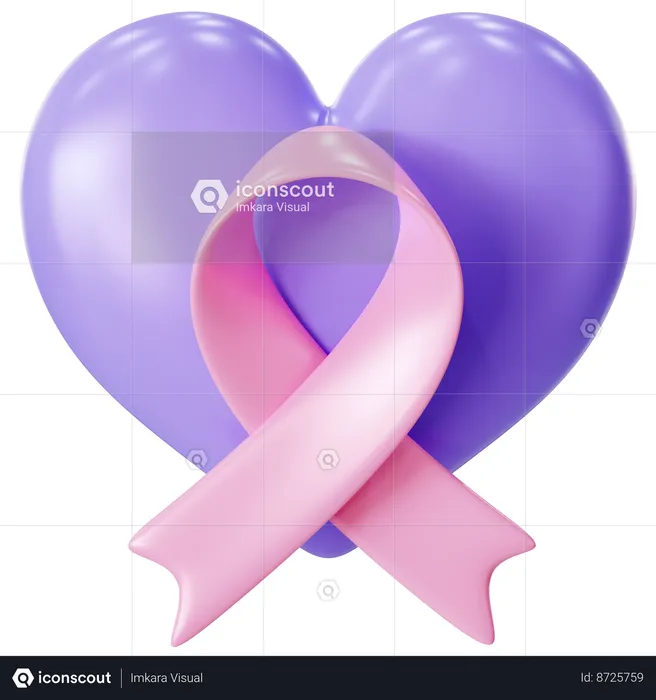 Cancer campaign  3D Icon