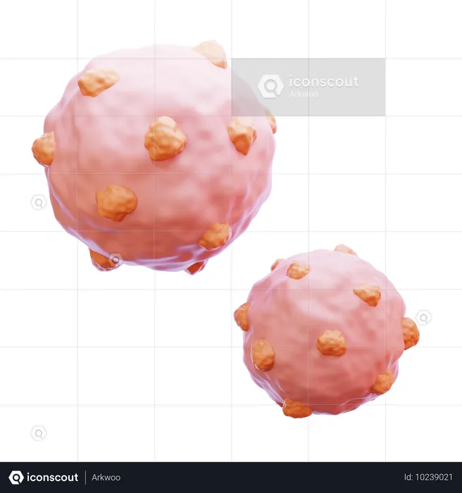 Cancer Cells  3D Icon