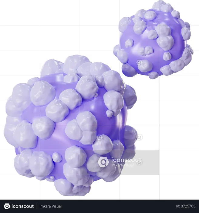 Cancer cells  3D Icon