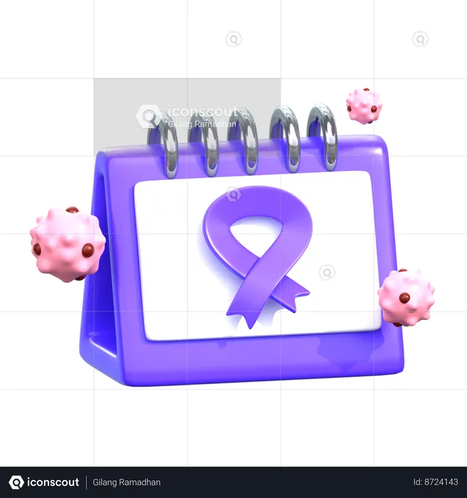 Cancer Day  3D Icon