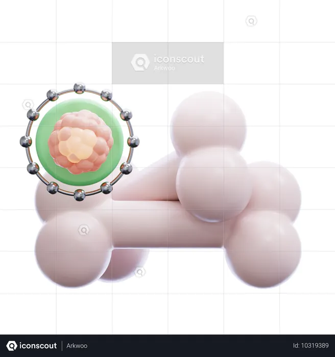 Cáncer de hueso  3D Icon