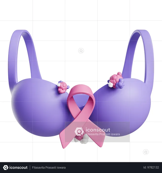 Cáncer de mama  3D Icon