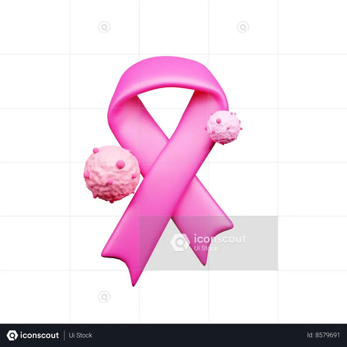 Cancer du sein  3D Icon