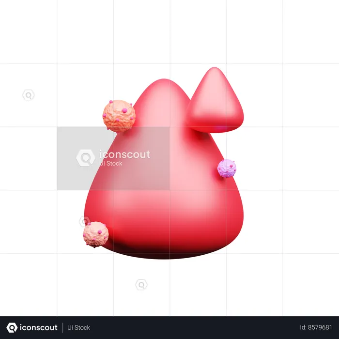 Cancer du thymus  3D Icon