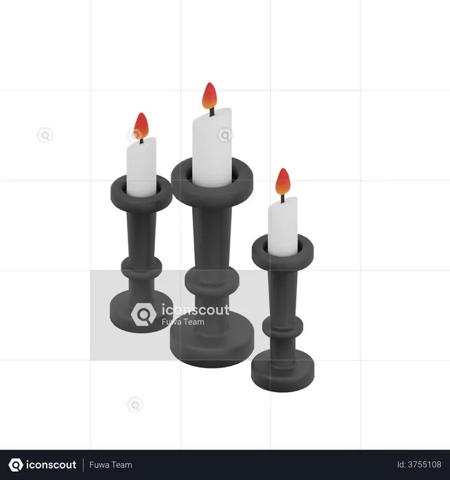 Candelabra  3D Illustration