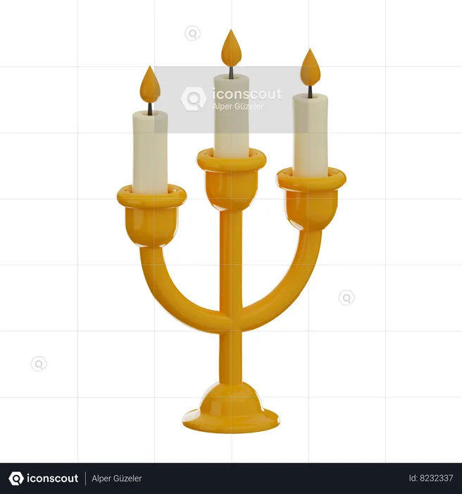 Candelabro  3D Icon