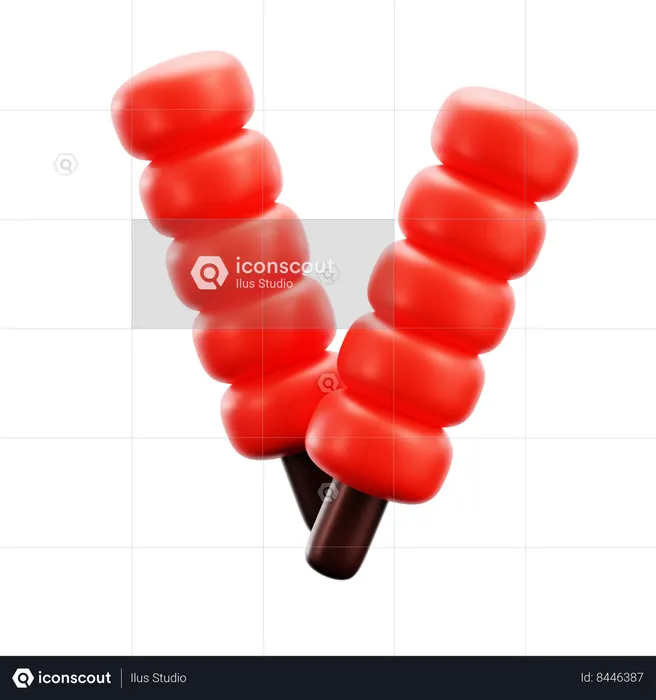 Candied Haw  3D Icon