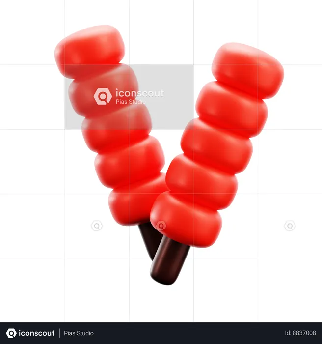 Candied Haw  3D Icon