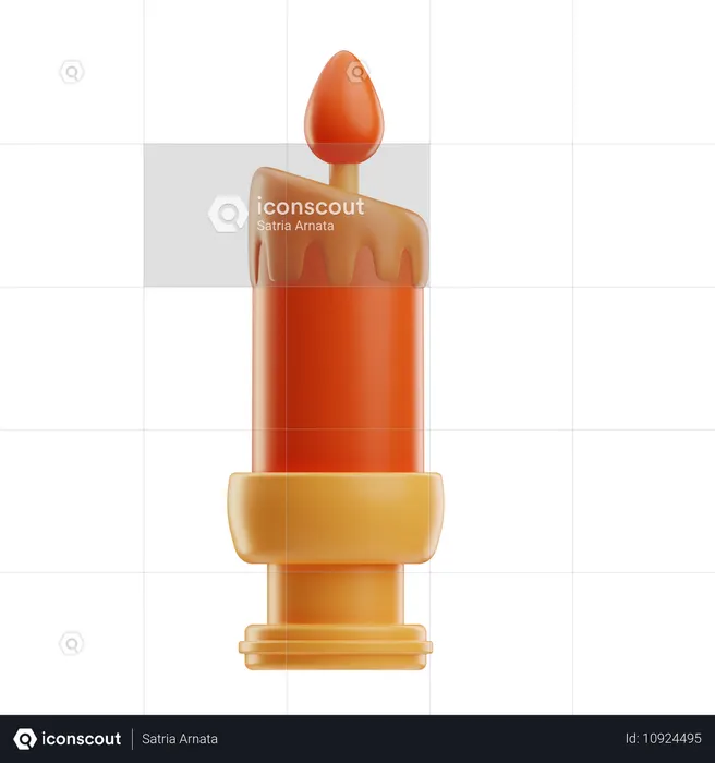 Candle  3D Icon