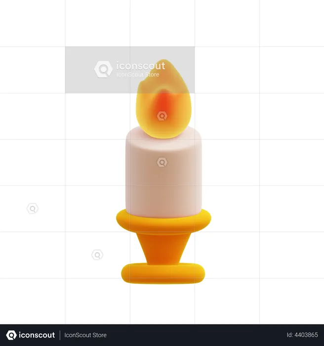 Candle  3D Icon